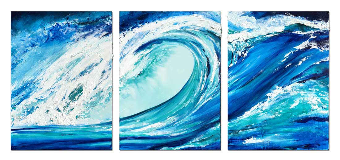 awash in blue